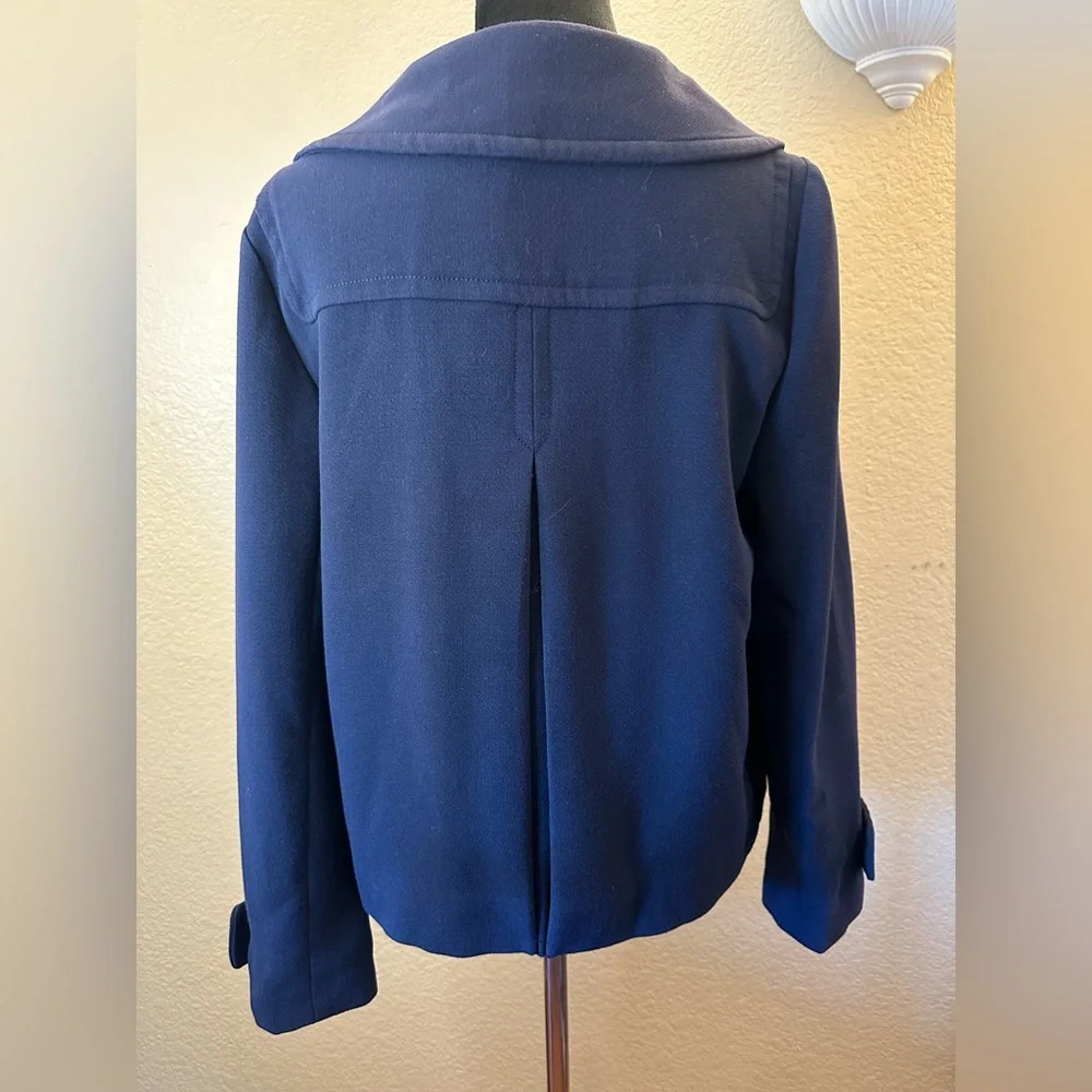GAP Blue Swing Coat Size M - Picture 3 of 6